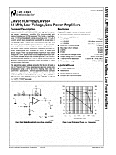 DataSheet LMV651 pdf